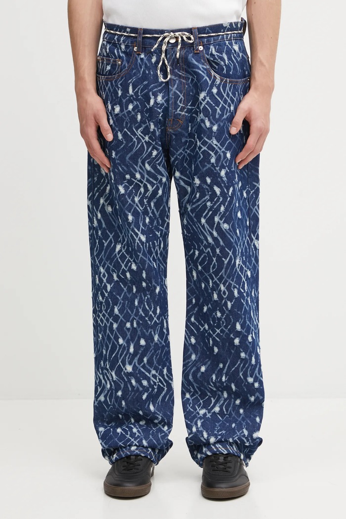 Aries jeans Laser Chain Mail Batten albastru AR3232304