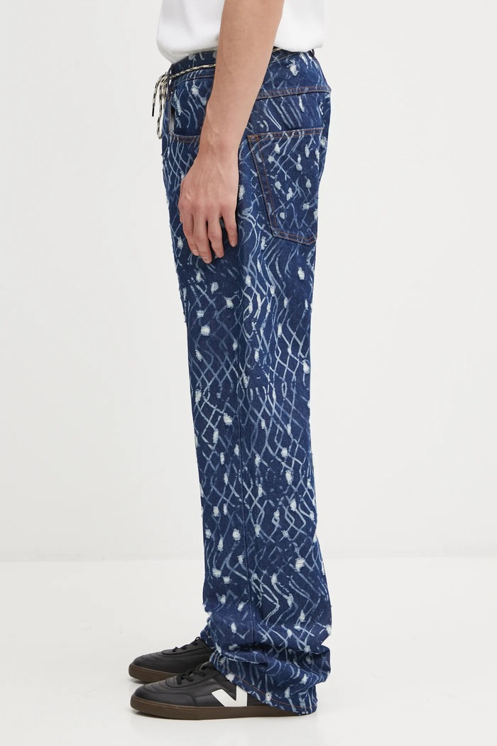 Aries jeans Laser Chain Mail Batten AR3232304 albastru AW25