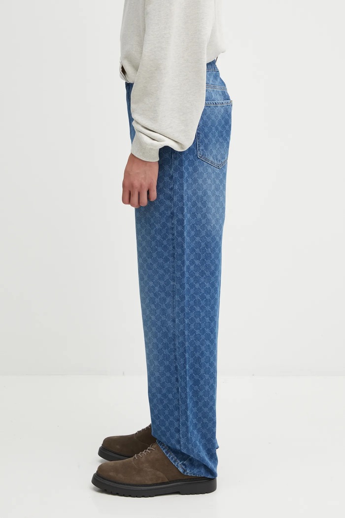 Бавовняні джинси Daily Paper Amba Monogram 2411167 блакитний AW25