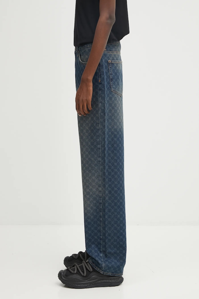 Daily Paper jeansy Amba Monogram 2411141 niebieski AW25