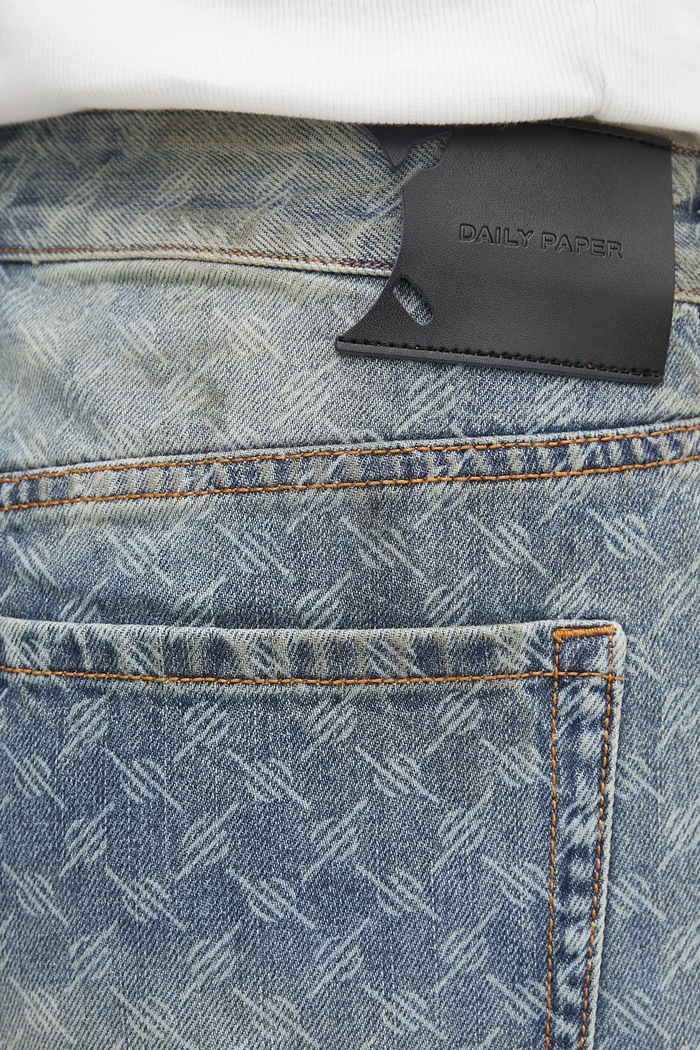 Daily Paper jeans Destroyed Amba blue 2521026