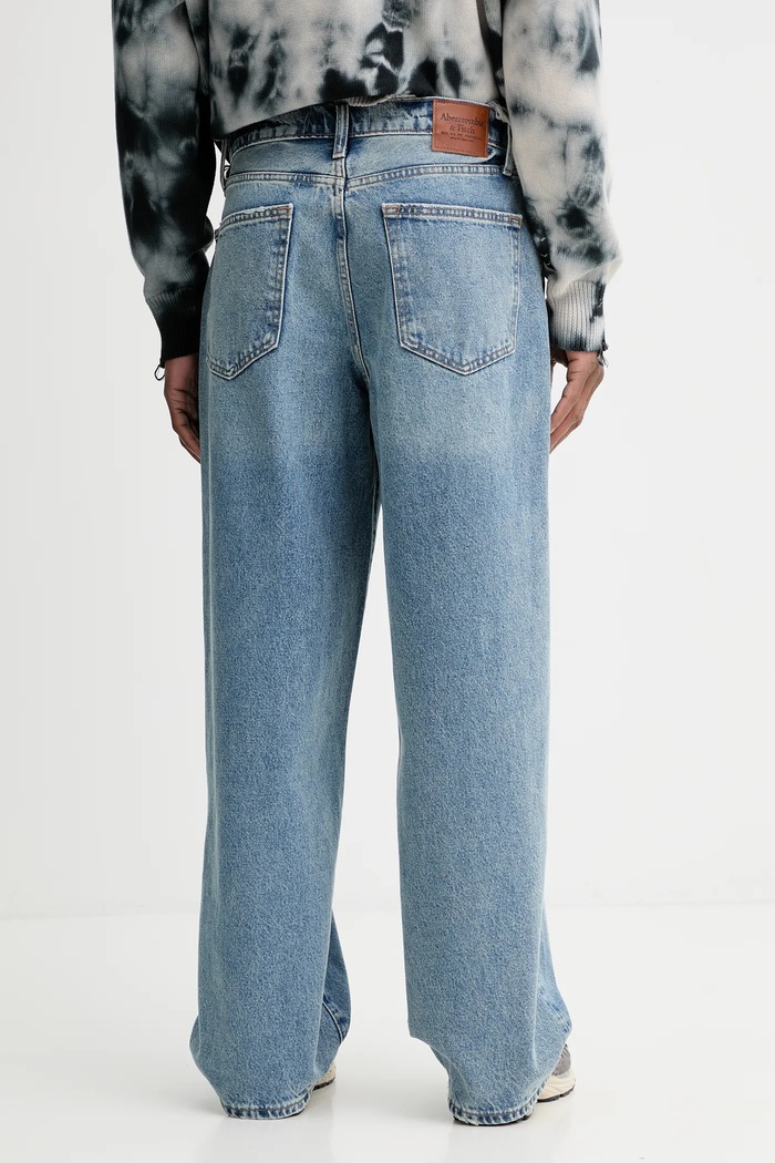 Ρούχα Τζιν παντελόνι Abercrombie & Fitch KI131.5215.278 μπλε