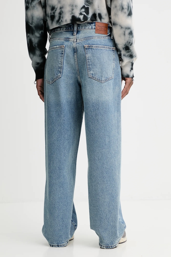 Ρούχα Τζιν παντελόνι Abercrombie & Fitch KI131.5215.278 μπλε