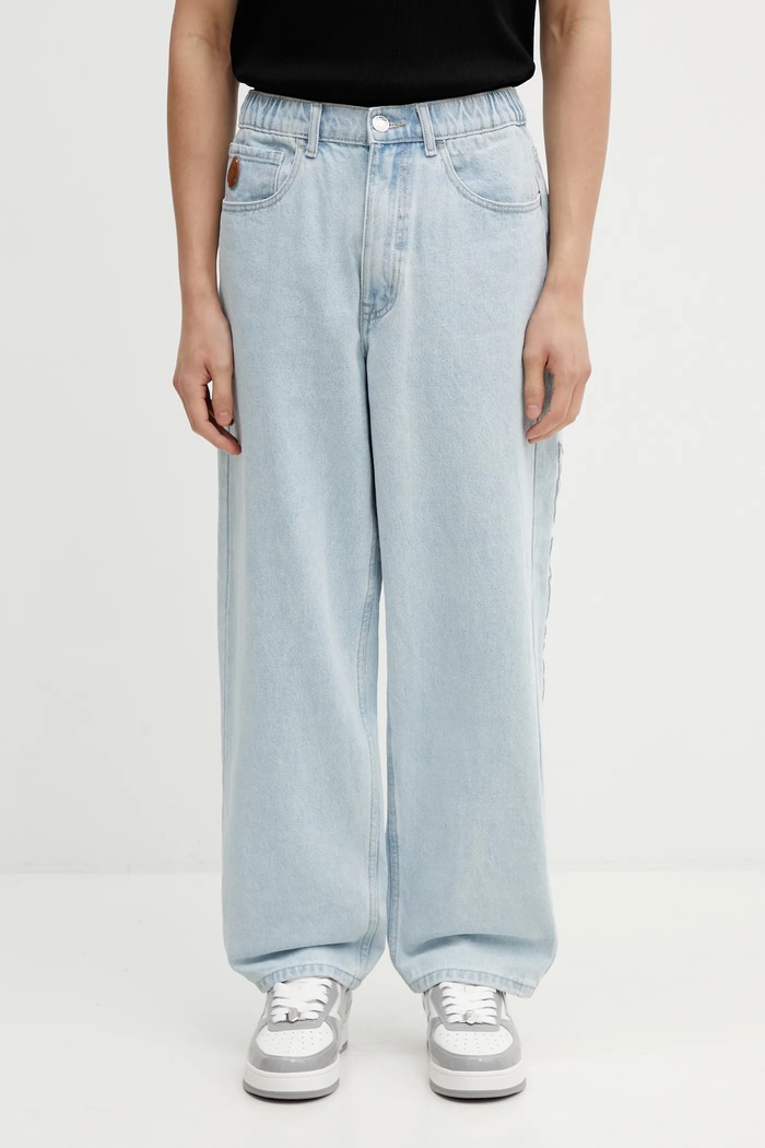 AAPE jeansy niebieski AAPPTMC632XAP