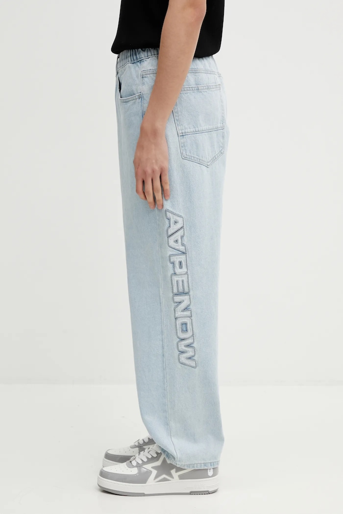 AAPE jeansy AAPPTMC632XAP niebieski AW25