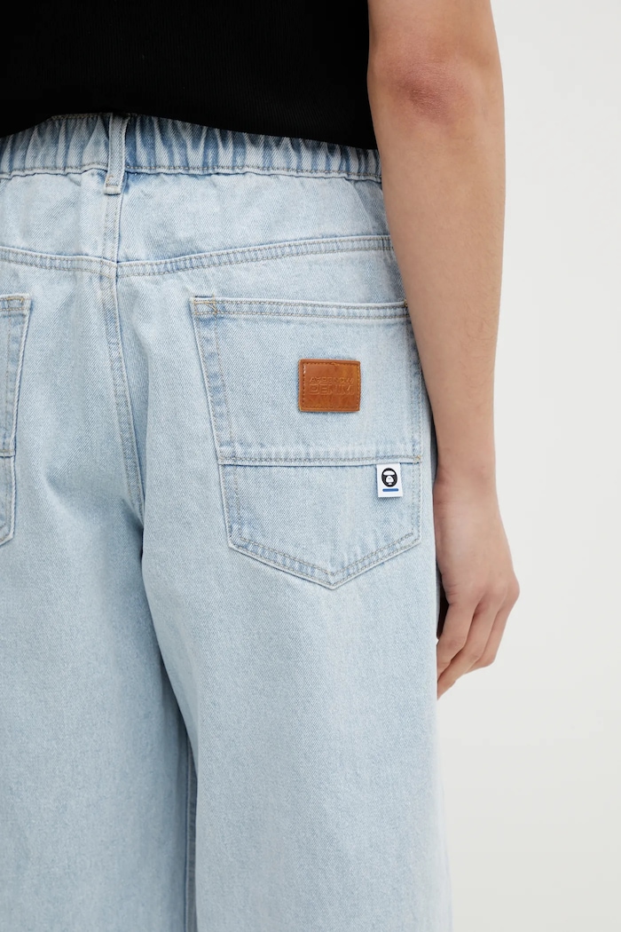 AAPE jeansy niebieski AAPPTMC632XAP