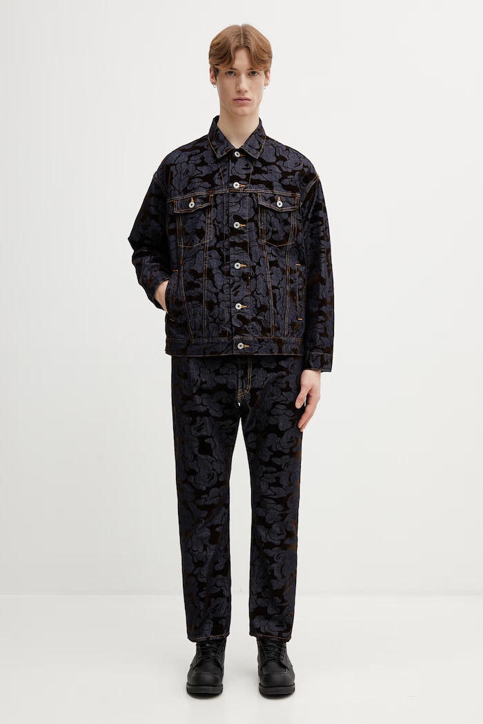 Джинсы A Bathing Ape Camo Flocked 001DPL801003M голубой