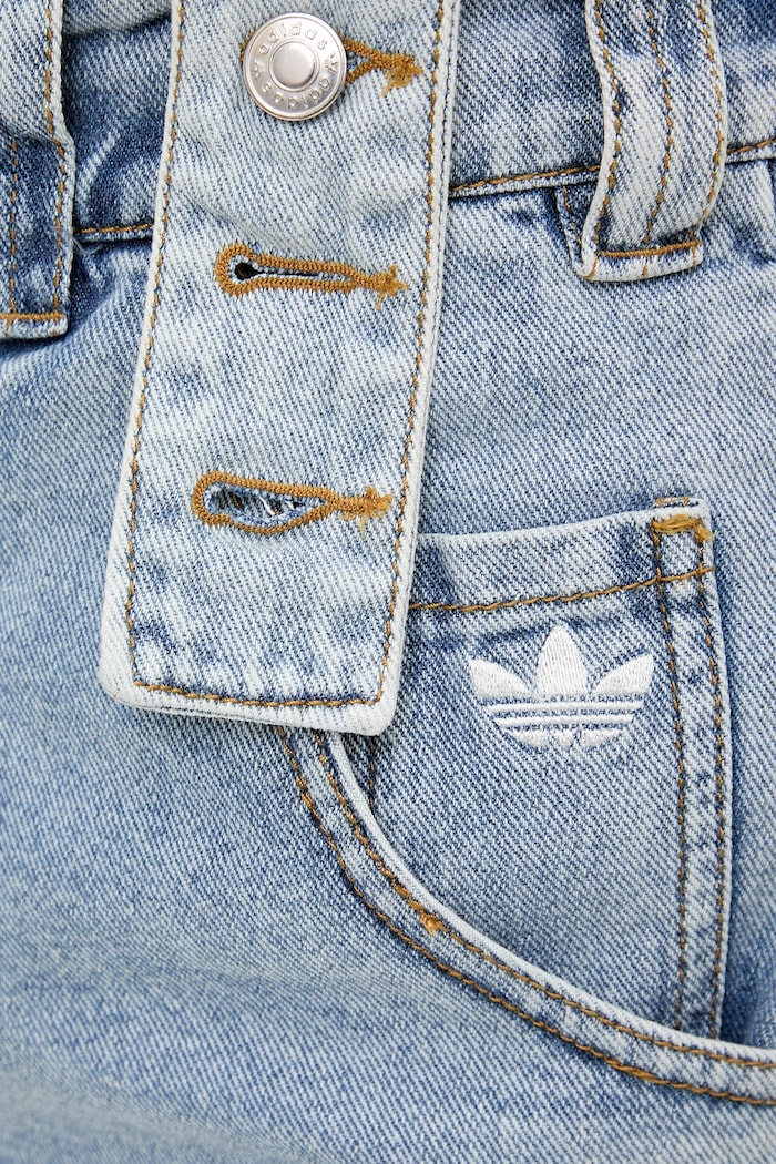 adidas Originals ogrodniczki jeansowe Pride x Jeremy Scott JY2022