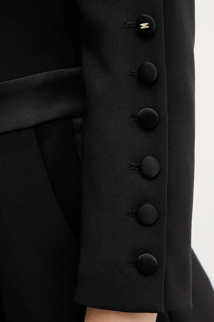 Elisabetta Franchi tuta elegante TU05956E2 nero
