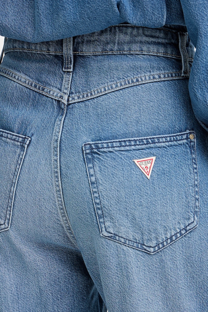 Guess kombinezon jeansowy KINSLEY W5YD58.D5B94 niebieski