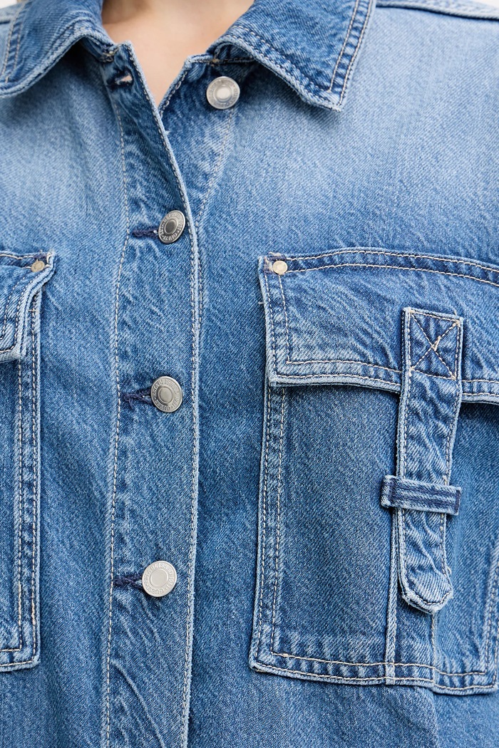 Guess kombinezon jeansowy KINSLEY W5YD58.D5B94