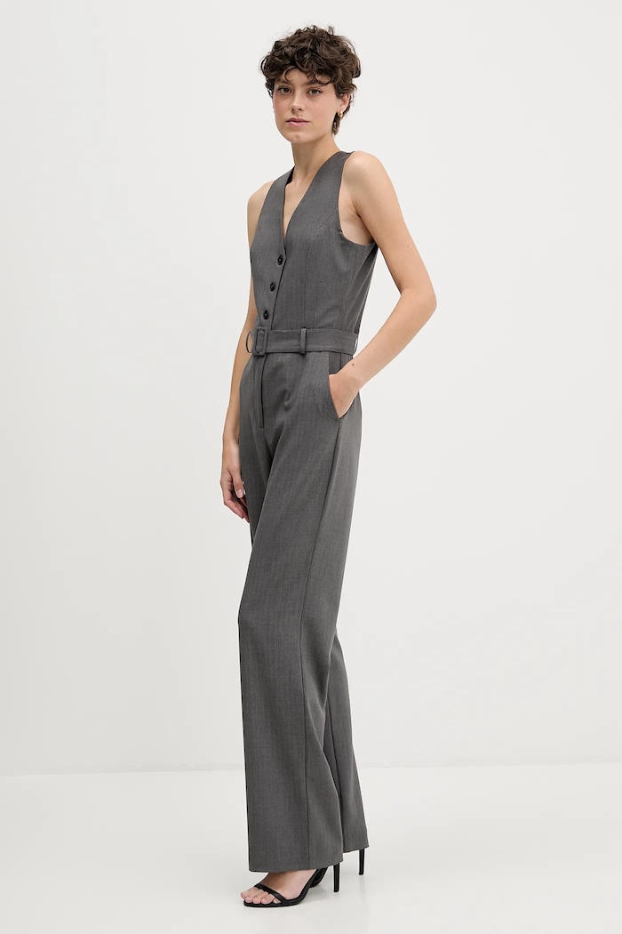 Sisley salopetă 41NDLT00P gri AW25