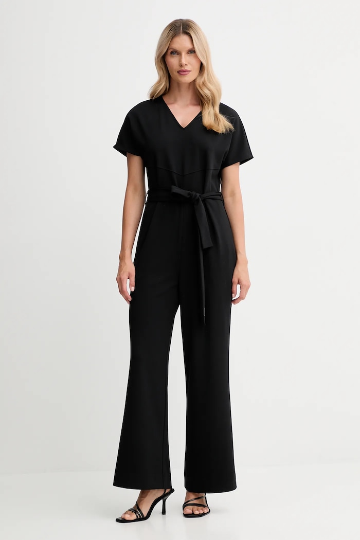 Calvin Klein kombinezon z elastanem czarny LV044D065G