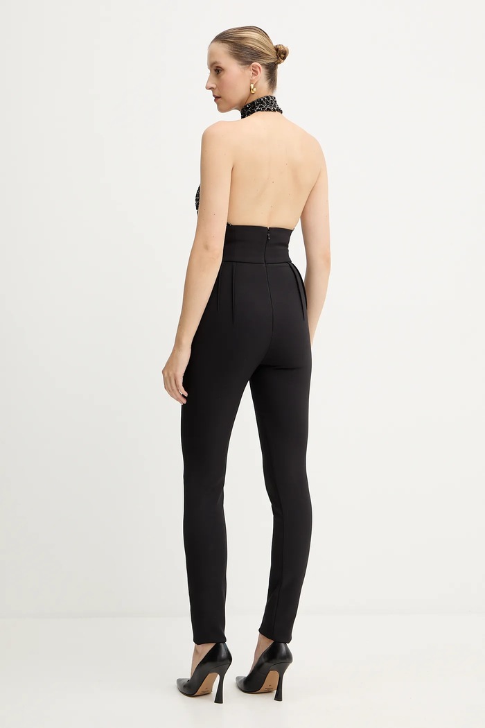 Overal Elisabetta Franchi TU06257E2 čierna AW25