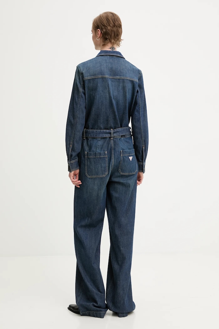 Rifľový overal Guess Jeans W5BD97.D0026 modrá AW25