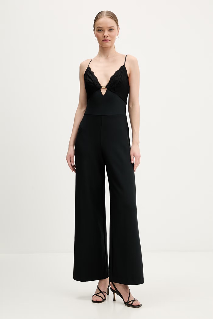 Abercrombie & Fitch salopeta imprimeu negru KI159.6282.900
