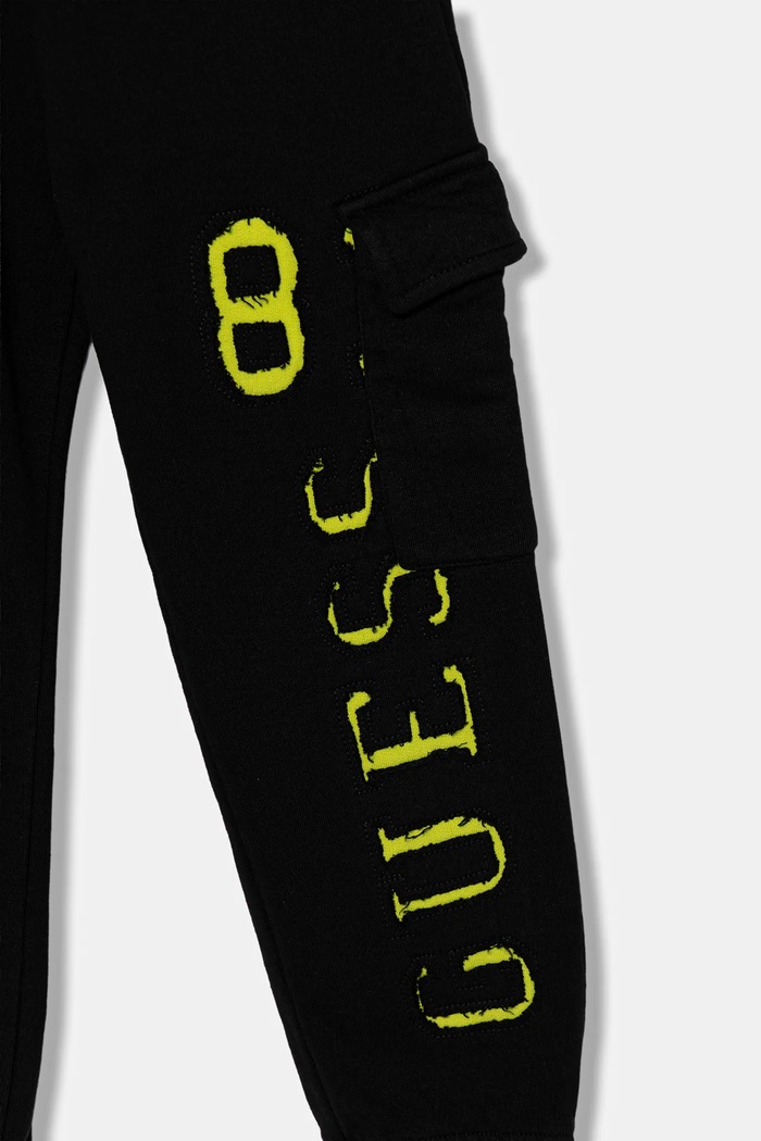 Băieți Guess pantaloni de trening pentru copii N5YQ13.KAD74.9BYA negru