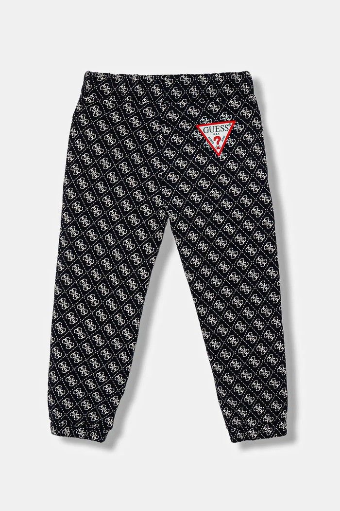 Dětské bavlněné tepláky Guess N5YQ15.KA6R4.9BYA námořnická modř AW25