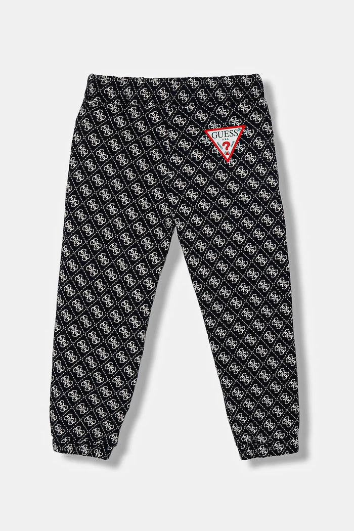 Dětské bavlněné tepláky Guess N5YQ15.KA6R4.9BYA námořnická modř AW25