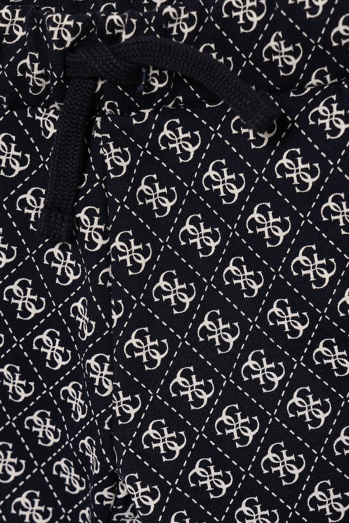 CHLAPEC Dětské bavlněné tepláky Guess N5YQ15.KA6R4.9BYA námořnická modř