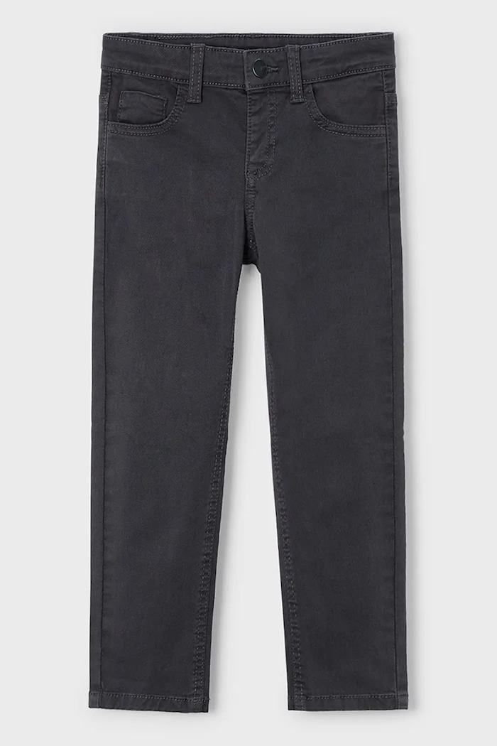Nohavice Mayoral slim fit basic s elastanom sivá 517.5A.Mini.9BYA