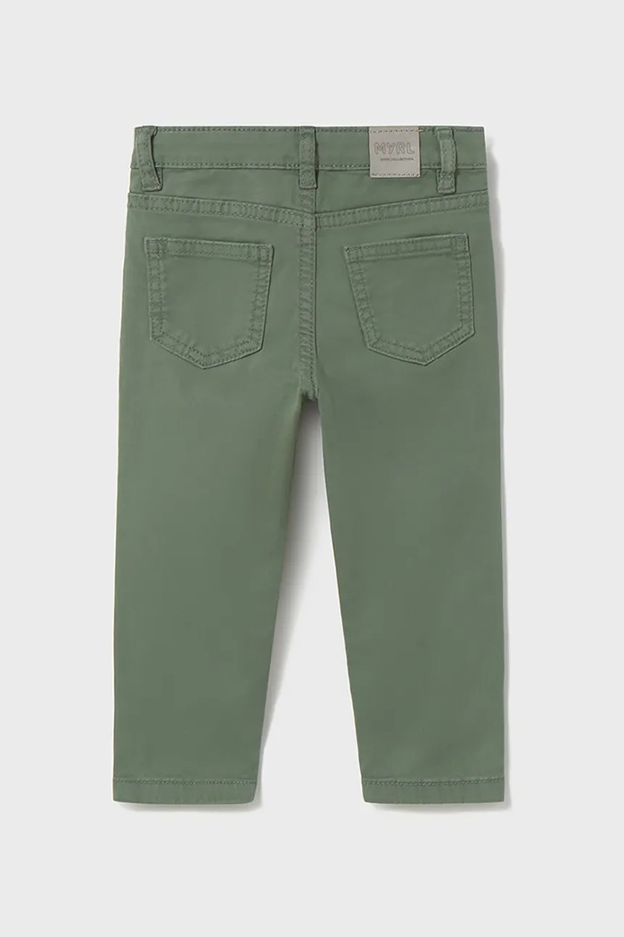 Mayoral Pantaloni bebe slim fit basic 563.3B.Baby.9BYA verde AW25
