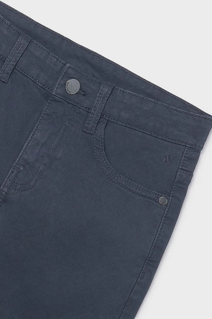 Chłopiec Mayoral Spodnie dziecięce slim fit basic 582.7D.Junior.9BYA granatowy