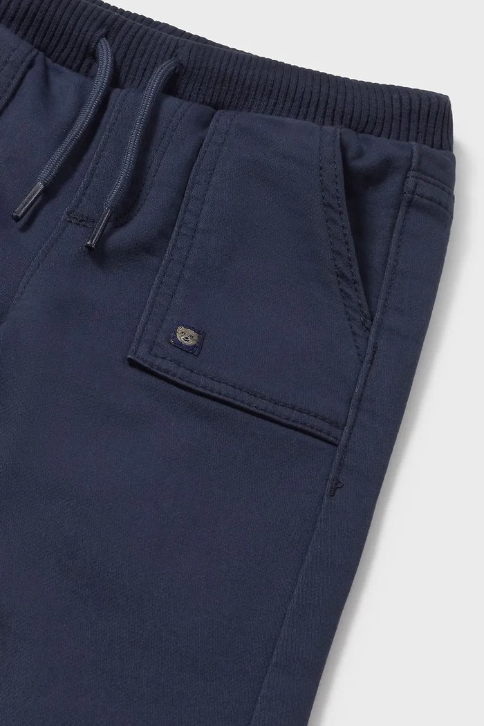 Nohavice pre bábätká Mayoral jogger serża soft tmavomodrá 2503.3A.Baby.9BYA