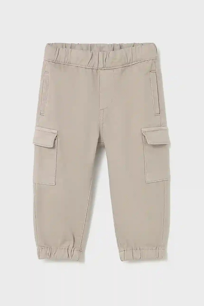 Dječje hlače Mayoral Joggery cargo 2506.3C.Baby.9BYA smeđa AW25