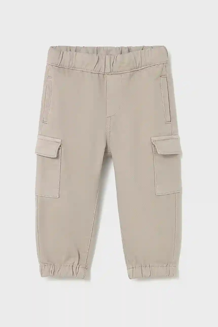 Dječje hlače Mayoral Joggery cargo 2506.3C.Baby.9BYA smeđa AW25