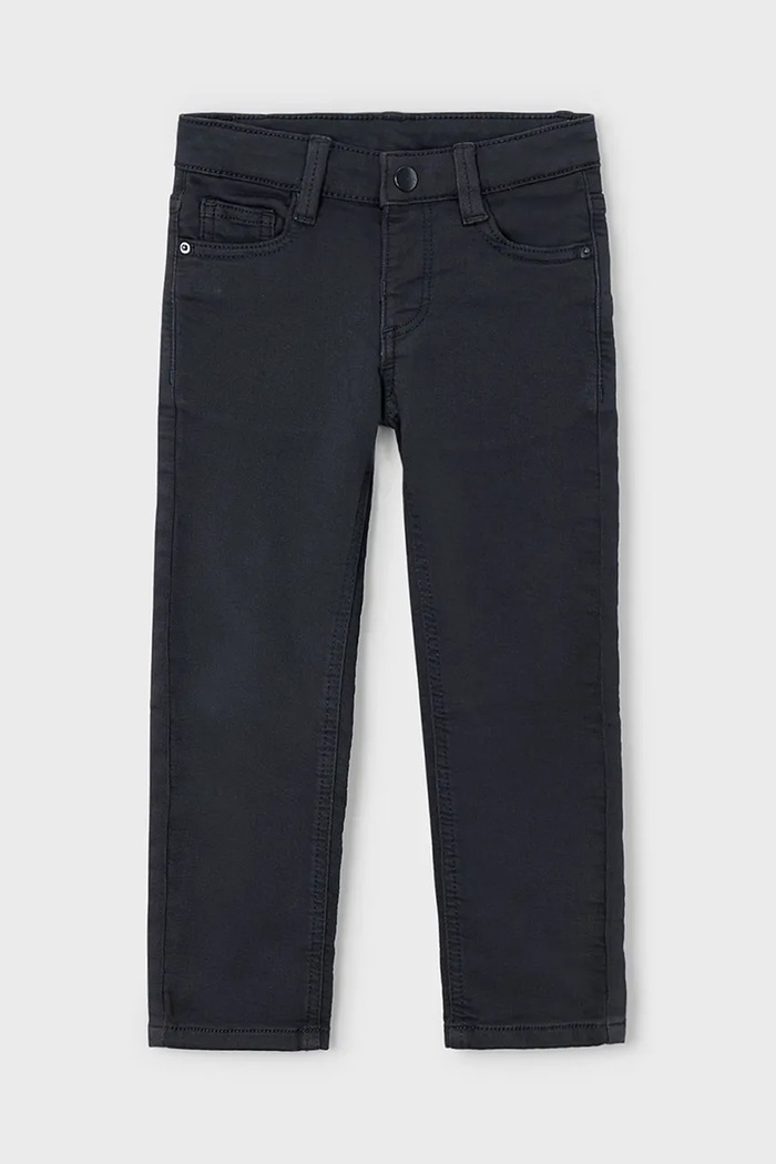 Mayoral spodnie dziecięce soft regular fit tkanina czarny 4562.5D.Mini.9BYA