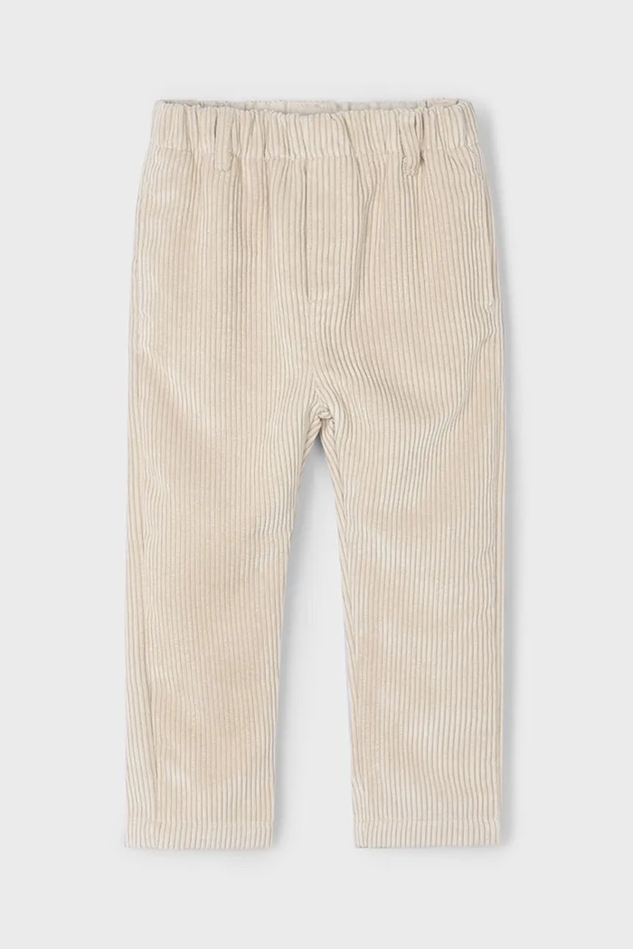Dječje hlače Mayoral Joggery sztruks 4568.5G.Mini.9BYA bež AW25