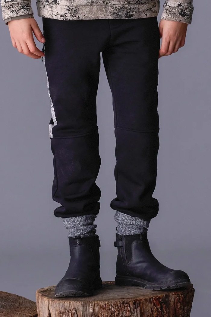 Mayoral pantaloni de trening pentru copii 7565.7C.Junior.9BYA negru