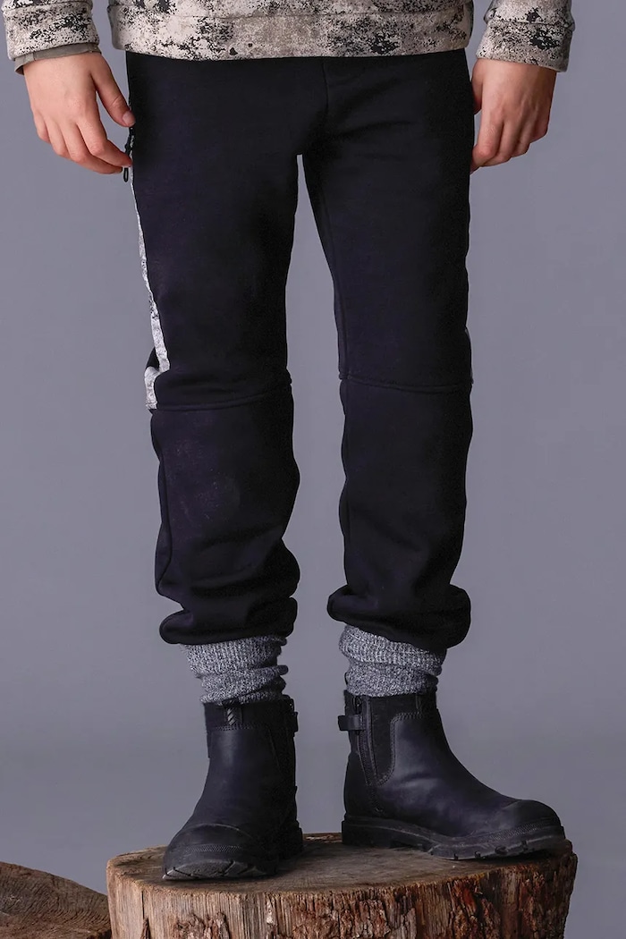 Mayoral pantaloni de trening pentru copii 7565.7C.Junior.9BYA negru