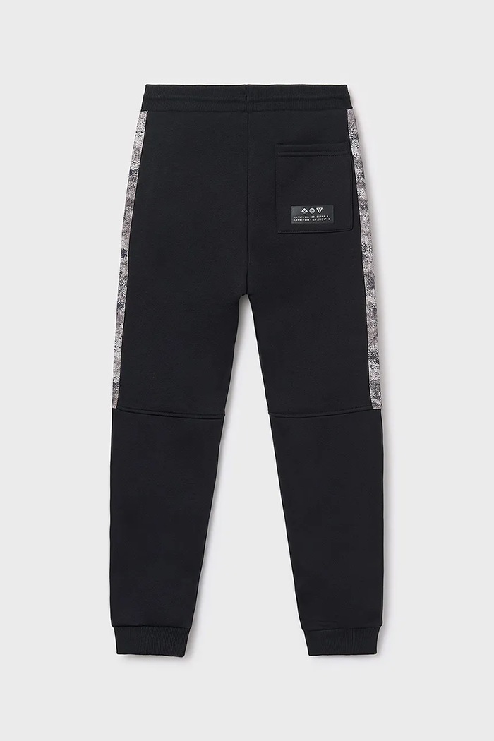 Băieți Mayoral pantaloni de trening pentru copii 7565.7C.Junior.9BYA negru