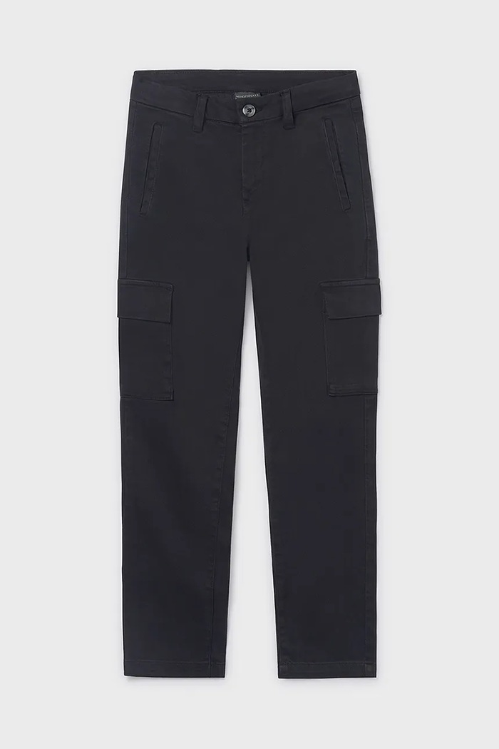 Mayoral pantaloni copii panza negru 7566.7D.Junior.9BYA