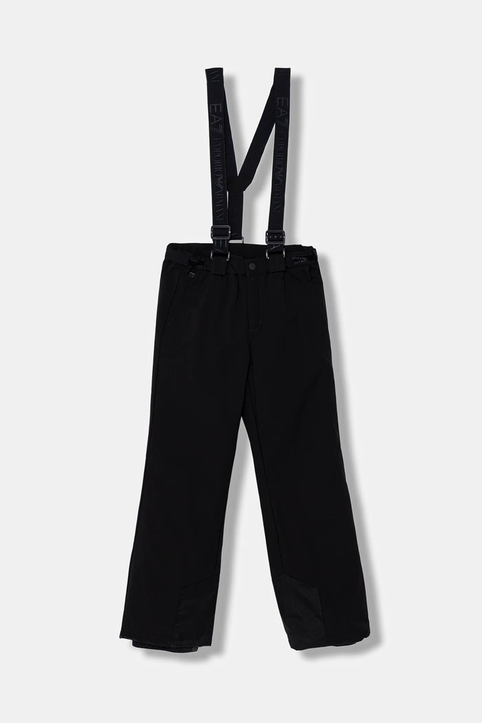 EA7 Emporio Armani pantaloni de schi pentru copii panza negru 7B000115.AF14794