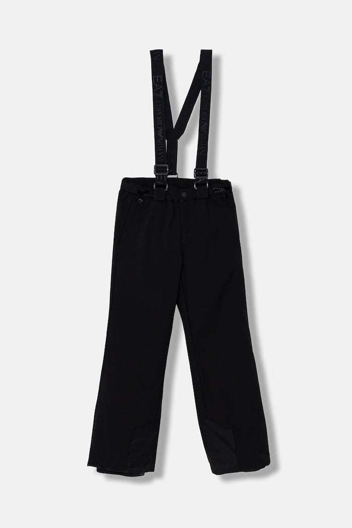 EA7 Emporio Armani pantaloni de schi pentru copii panza negru 7B000115.AF14794