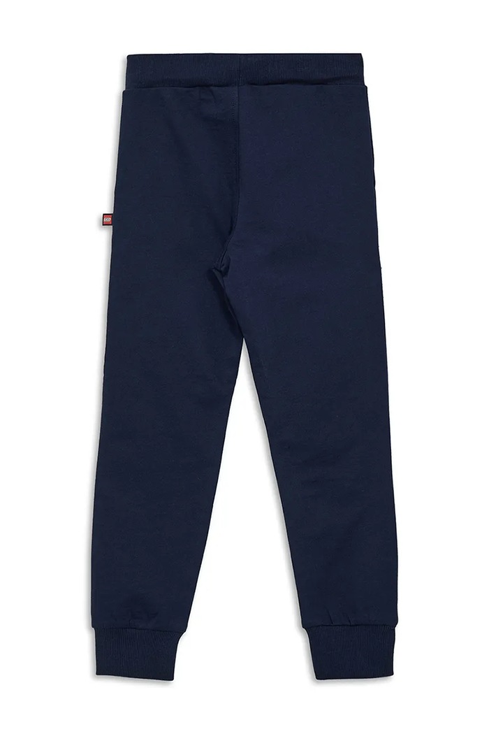 Lego pantaloni de trening din bumbac pentru copii LWPASI 601 11010923 bleumarin AW25