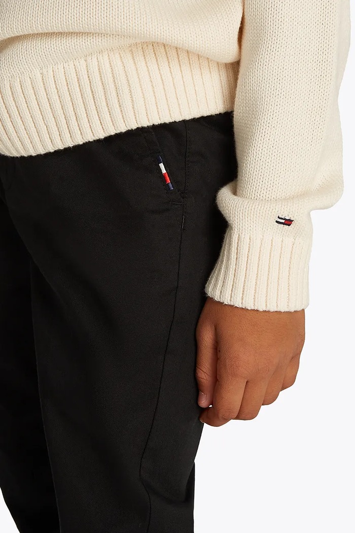 Dětské kalhoty s bavlnou Tommy Hilfiger KB0KB09638.104.122.9BYA