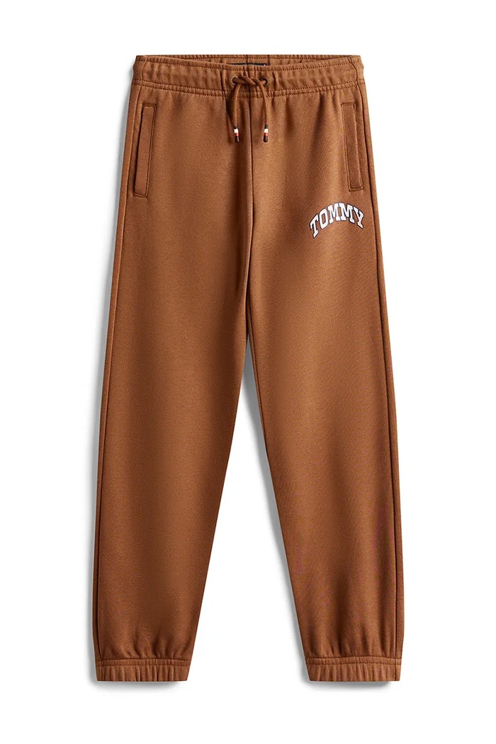 Tepláky Tommy Hilfiger KB0KB09905.9BYA hnedá AW25