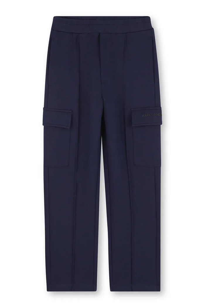 Detské tepláky Karl Lagerfeld Z30627.114.150 tmavomodrá AW25