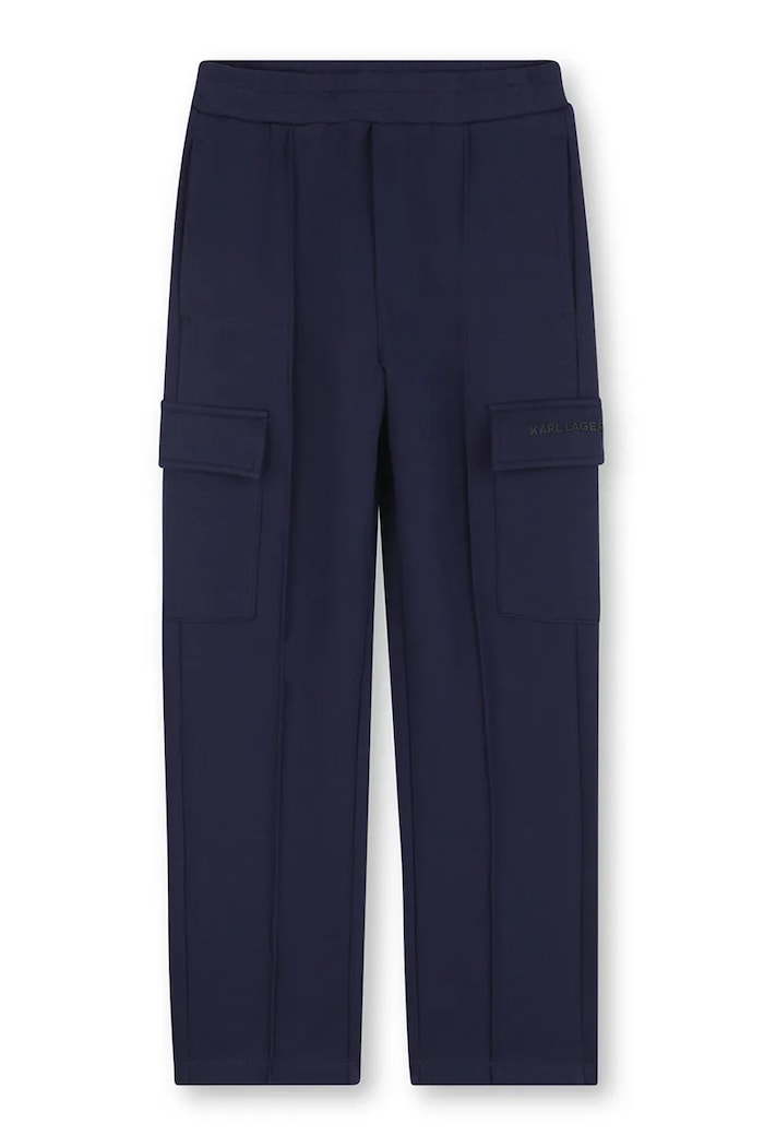 Detské tepláky Karl Lagerfeld Z30627.162.174 tmavomodrá AW25