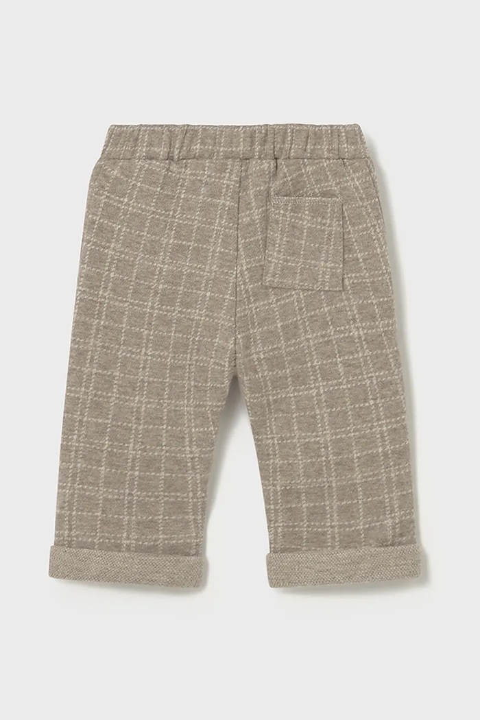 Mayoral Newborn spodnie niemowlęce 2575.1K.Newborn.9BYA brązowy AW25