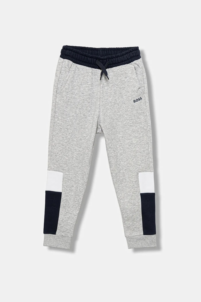 BOSS pantaloni tuta bambino/a maglia grigio J52290.114.150
