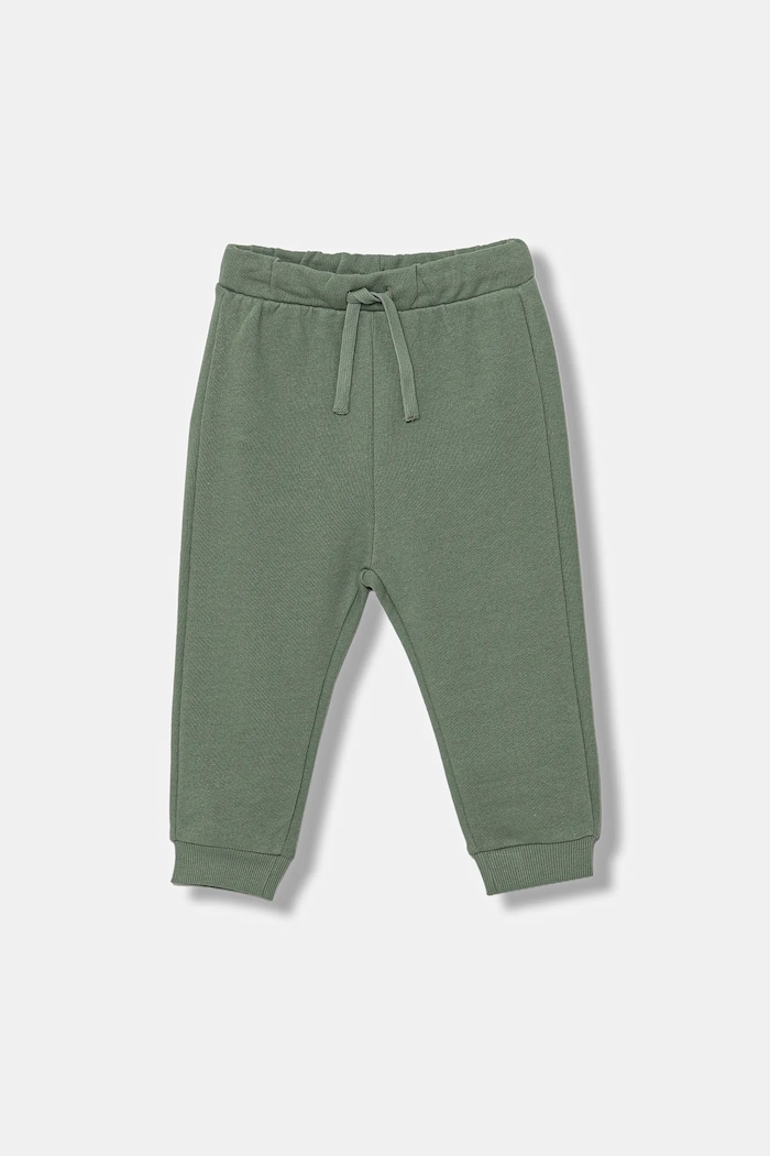 United Colors of Benetton pantaloni de trening din bumbac pentru copii bumbac verde 3J70GF010.P.Season.9BYA