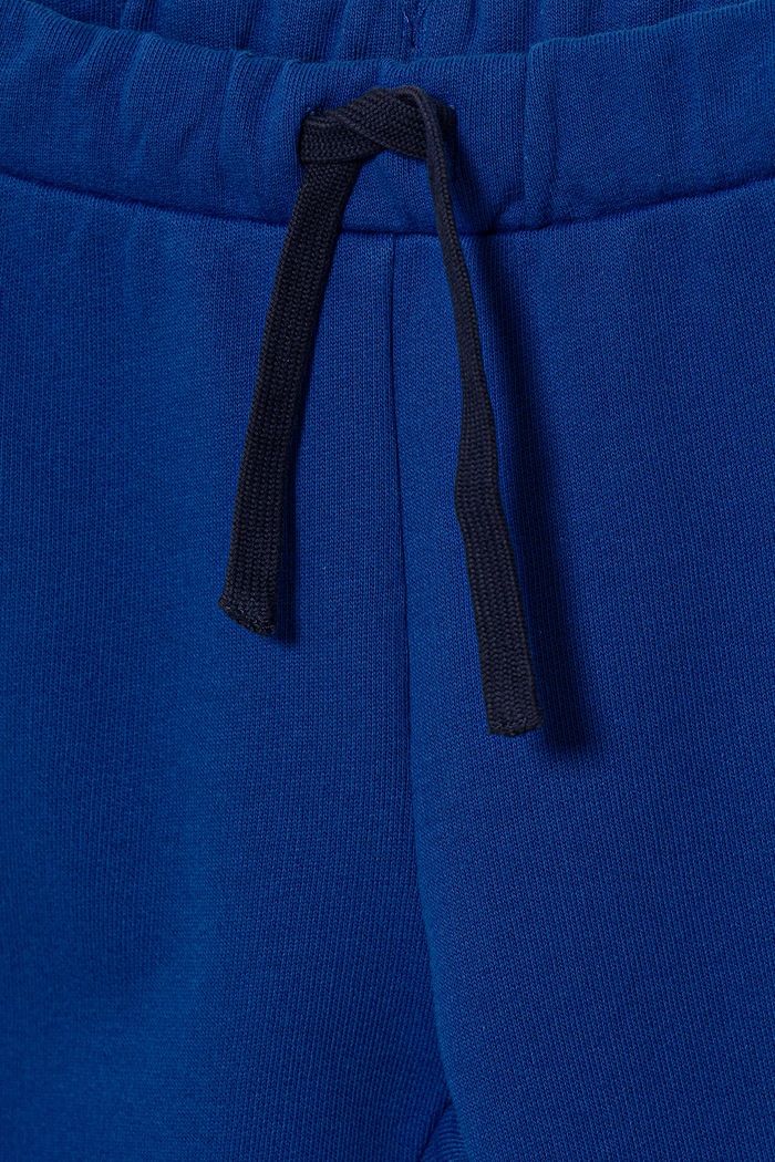 Băieți United Colors of Benetton pantaloni de trening din bumbac pentru copii 3J70GF010.P.Reprop.9BYA albastru