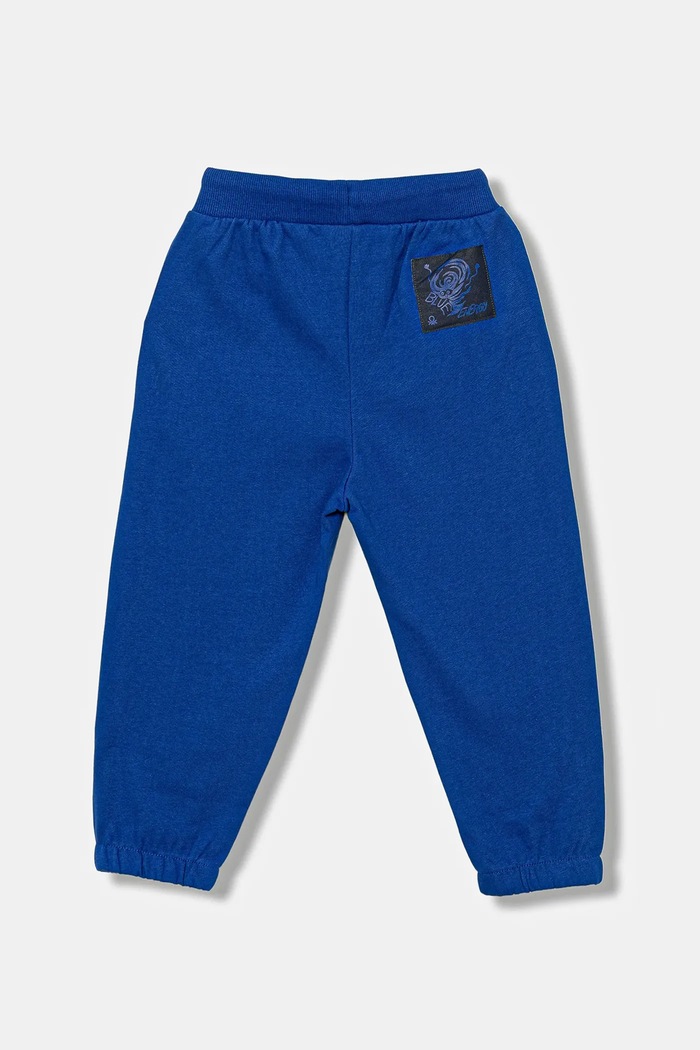 United Colors of Benetton spodnie dresowe bawełniane dziecięce 3NBMGF053.P.seasonal niebieski AW25