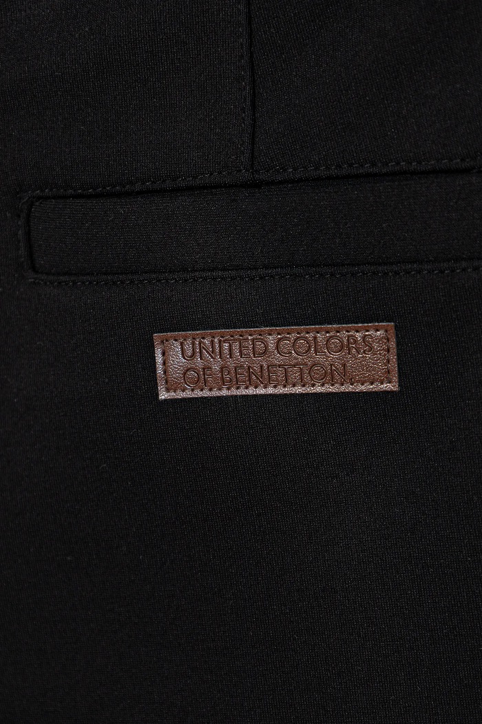 CHLAPEC Dětské kalhoty United Colors of Benetton 43ZGCF04W.G.seasonal černá