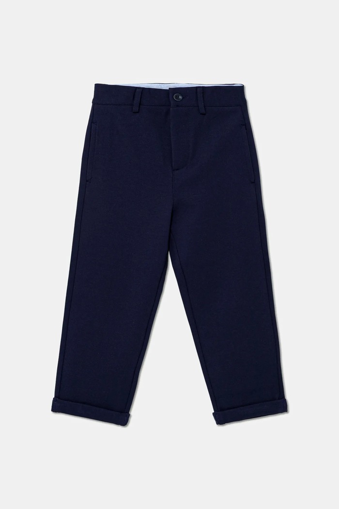 Dětské kalhoty United Colors of Benetton pletenina námořnická modř 43ZGGF02J.P.seasonal